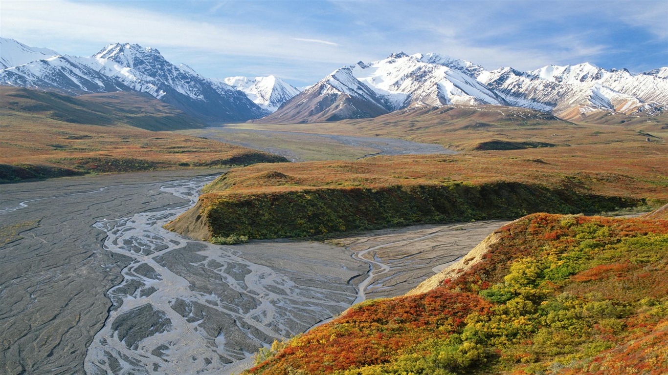 Denali National Park 迪納利國家公園 高清風景壁紙 #20 - 1366x768