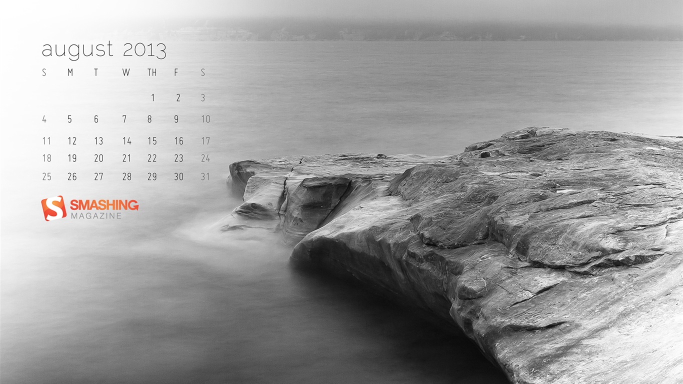 2013年8月 月曆壁紙(二) #11 - 1366x768
