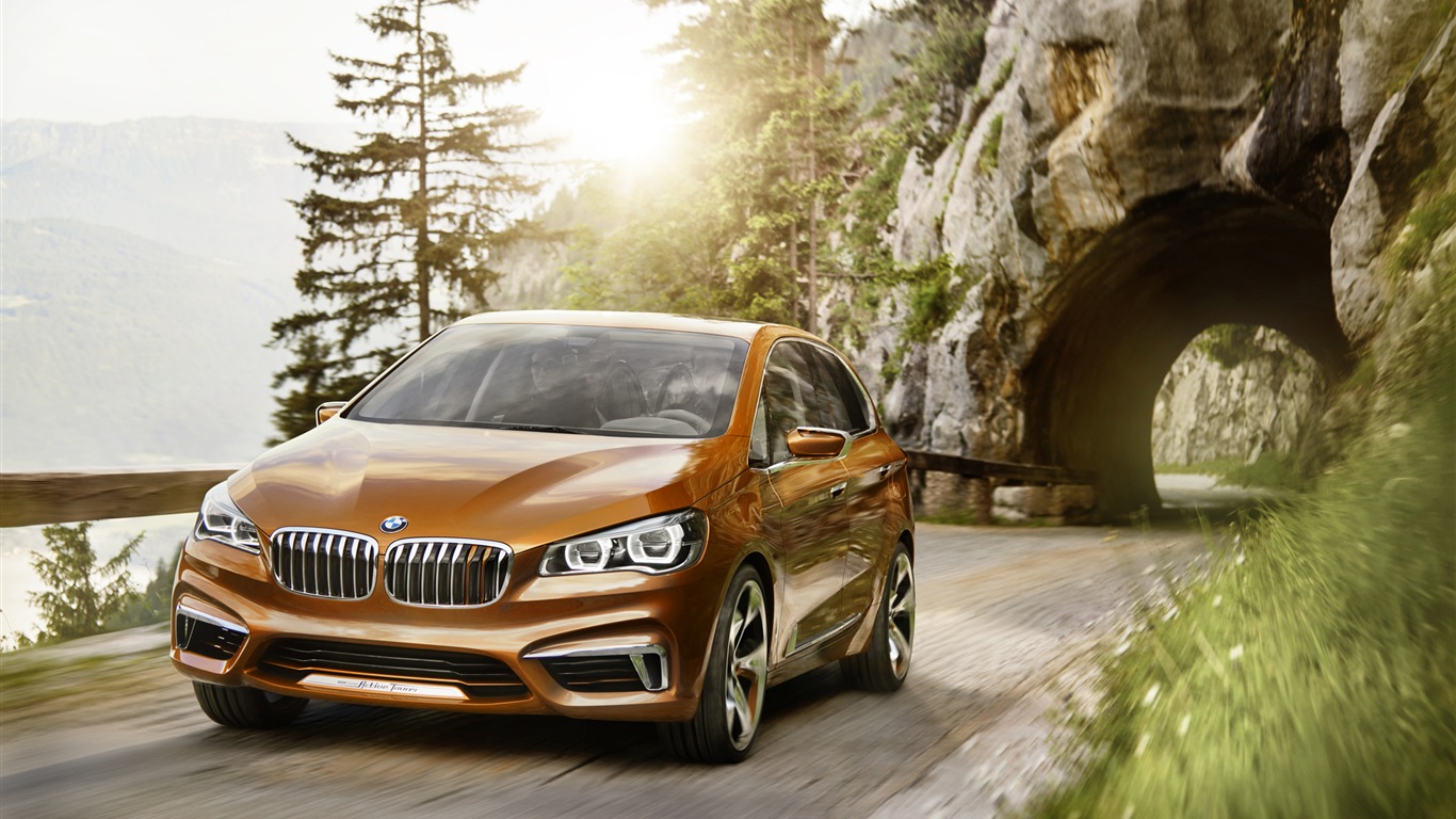 2013 BMW 컨셉 액티브 포장 형 관광 자동차의 HD 배경 화면 #6 - 1366x768