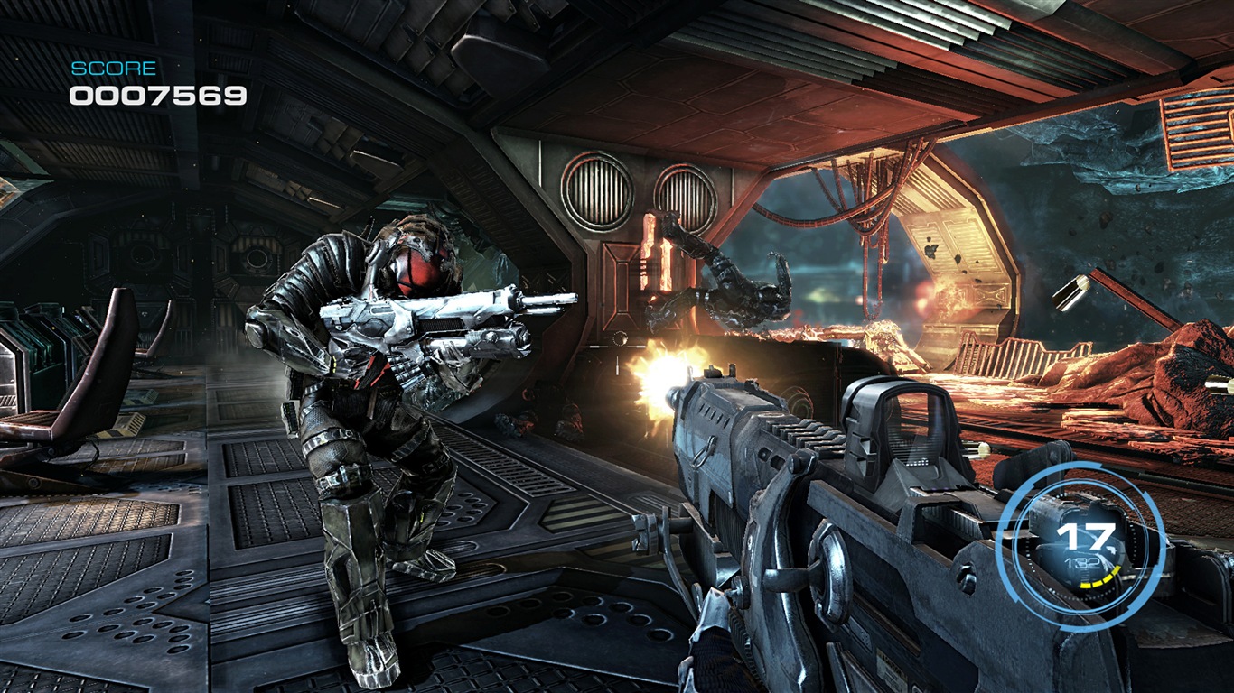 Alien Rage game 2013 HD tapety na plochu #2 - 1366x768