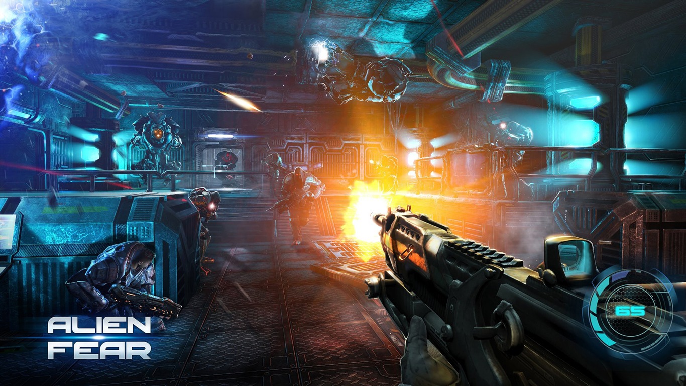 Alien Rage game 2013 HD tapety na plochu #6 - 1366x768