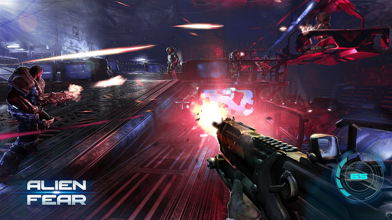 Alien Rage game 2013 HD tapety na plochu #9 - 1366x768