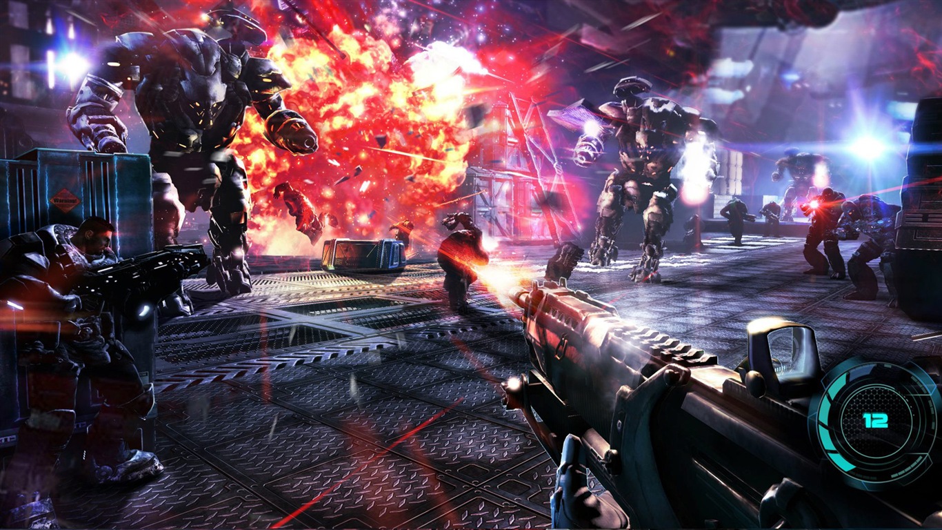 Alien Rage game 2013 HD tapety na plochu #15 - 1366x768