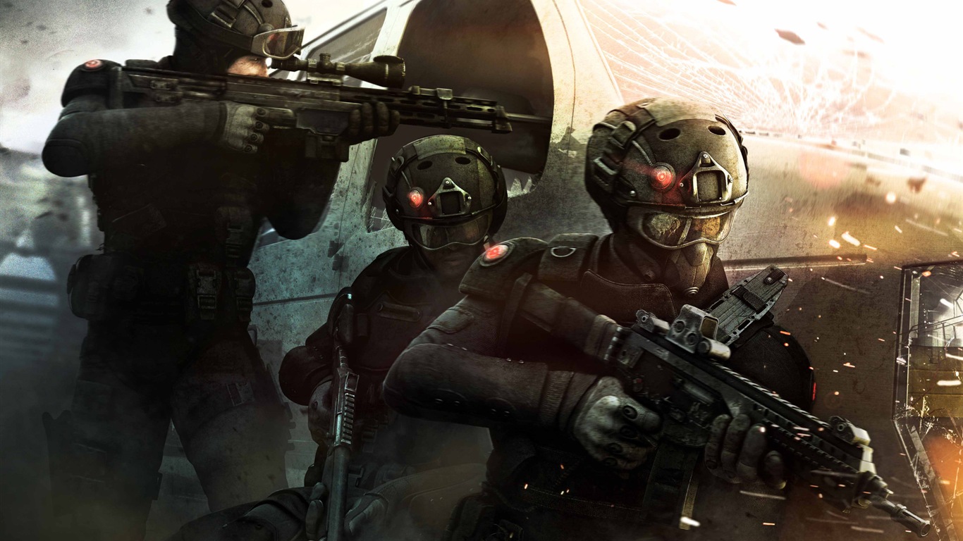 Arc-en-6 de Tom Clancy: Patriots fonds d'écran HD #13 - 1366x768