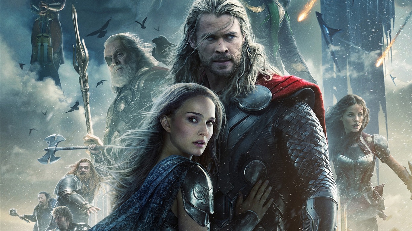 Thor 2: The Dark World HD tapety na plochu #1 - 1366x768