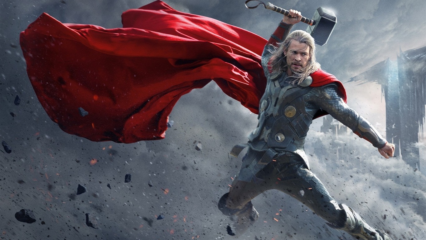 Thor 2: The Dark World 雷神2：黑暗世界 高清壁纸10 - 1366x768