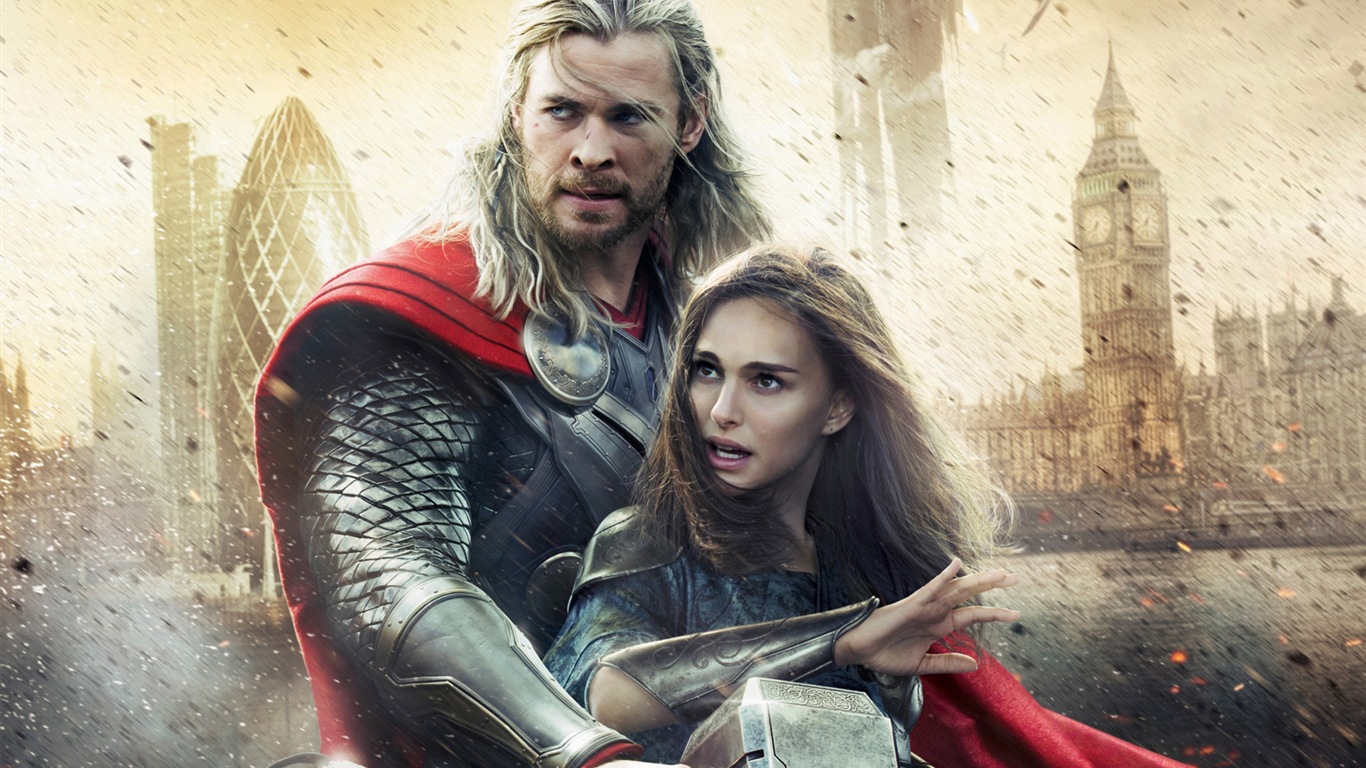 Thor 2: The Dark World HD tapety na plochu #11 - 1366x768