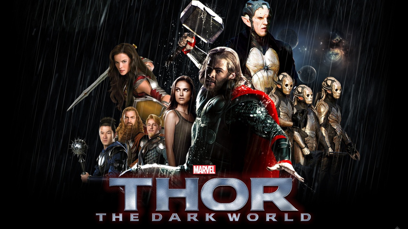 Thor 2: The Dark World HD tapety na plochu #15 - 1366x768