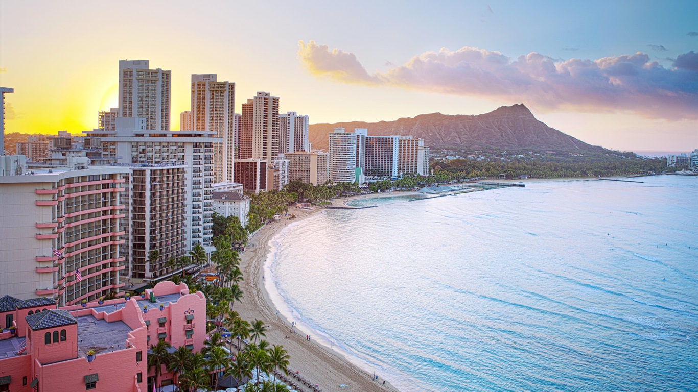 Windows 8 Theme Wallpaper: Hawaiian Landschaft #9 - 1366x768
