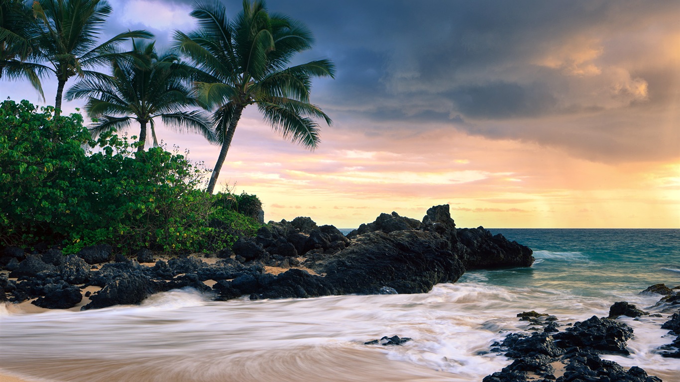 윈도우 8 테마 배경 화면 : 하와이 풍경 #11 - 1366x768