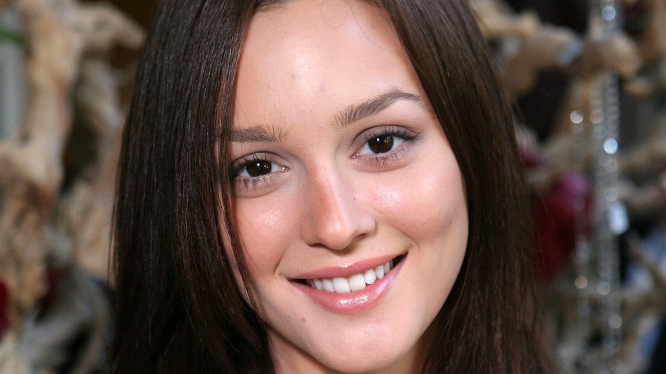 Leighton Meester beautiful wallpapers #7 - 1366x768