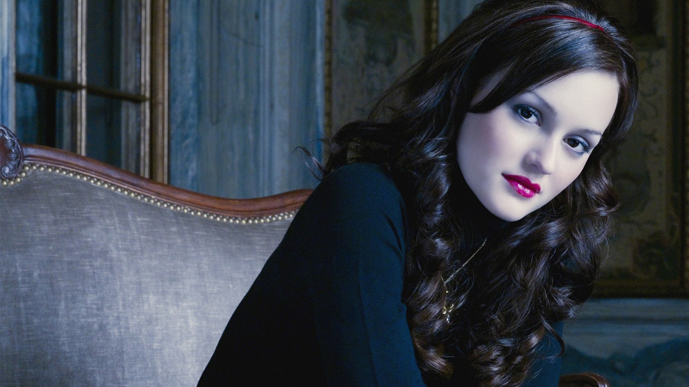 Leighton Meester krásné Tapety na plochu #14 - 1366x768