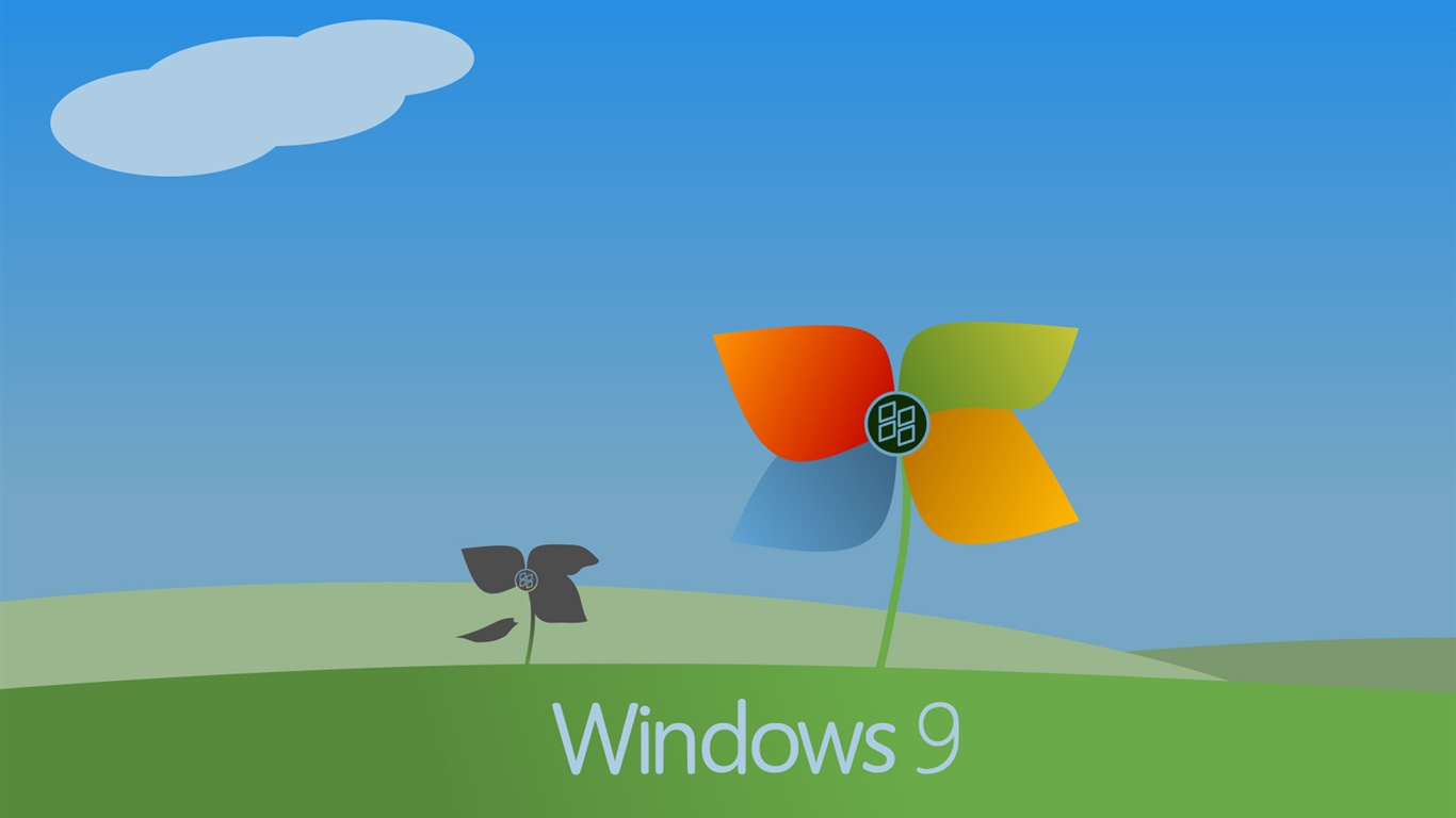 Microsoft Windows 9 system theme HD wallpapers #5 - 1366x768