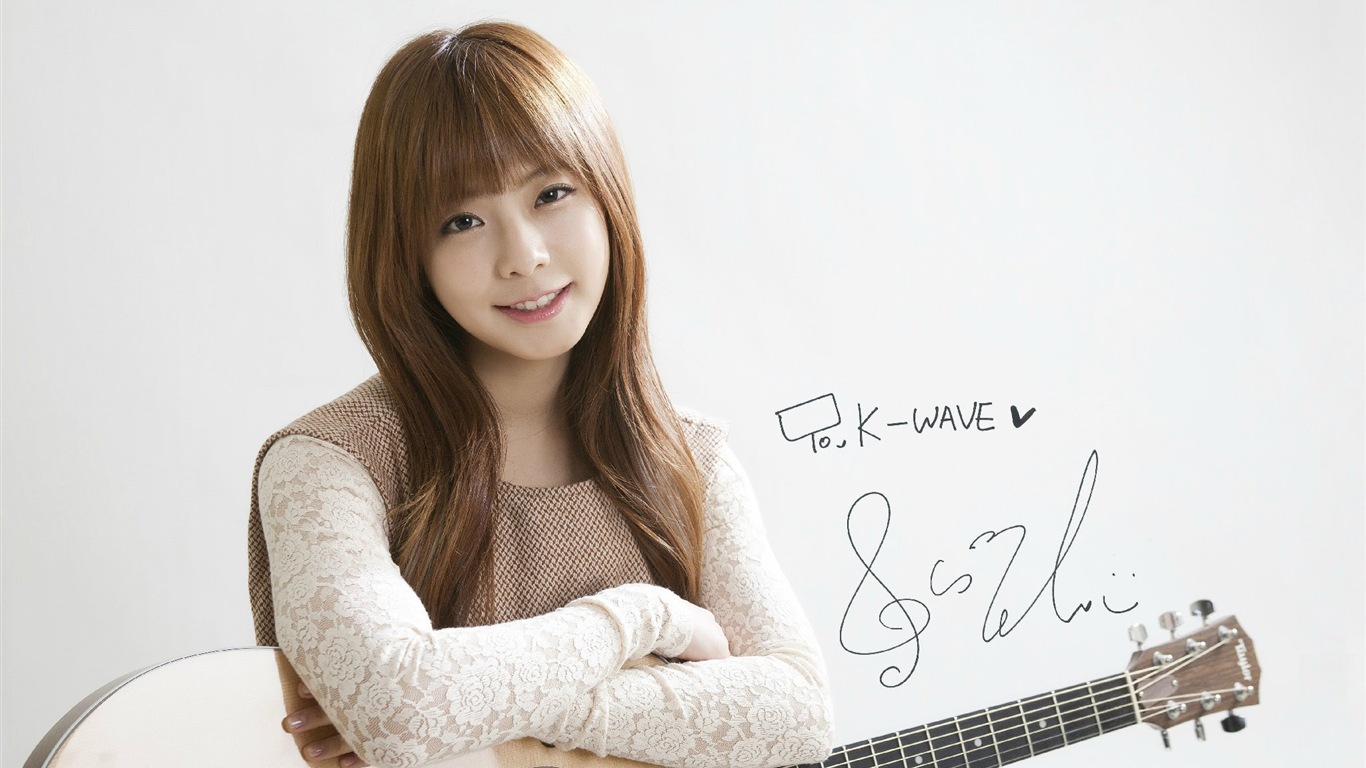 JUNIEL Korea krásné HD tapety na plochu dívky #2 - 1366x768