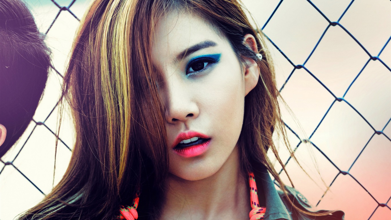 Glam korejské hudební dívky tapety #3 - 1366x768