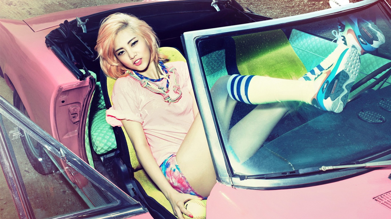 GLAM koreanische Musik Mädchen HD Wallpaper #4 - 1366x768