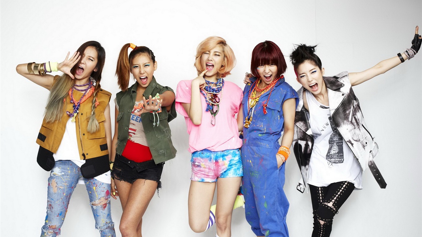 GLAM 韓國音樂女孩組合 高清壁紙 #20 - 1366x768
