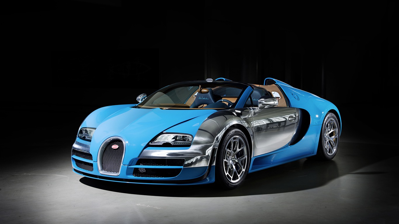 2013 Bugatti Veyron 16.4 Grand Sport Vitesse Supersportwagen HD Wallpaper #1 - 1366x768