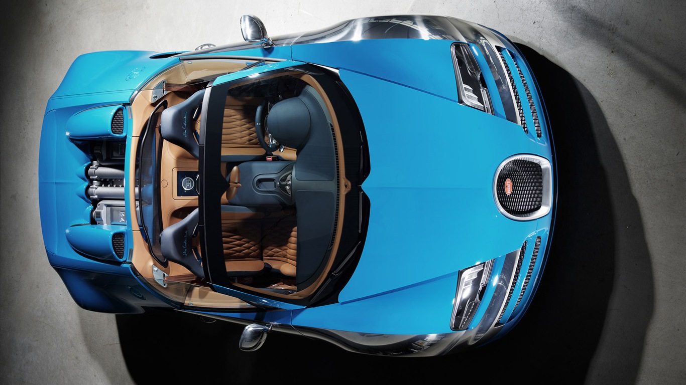 2013 Bugatti Veyron 16.4 Grand Sport Vitesse supercar HD tapety na plochu #11 - 1366x768