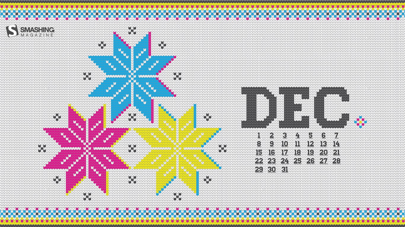 Dezember 2013 Kalender Wallpaper (1) #3 - 1366x768