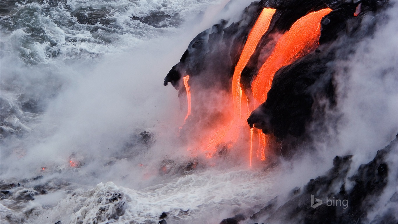 Microsoft Bing Novembre fonds d'écran HD exquis #24 - 1366x768