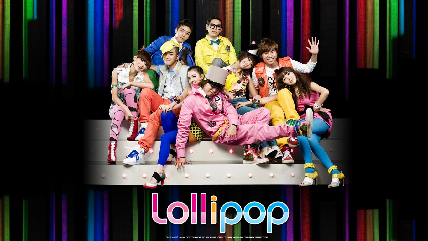 韓國音樂女孩組合 2NE1 高清壁紙 #10 - 1366x768