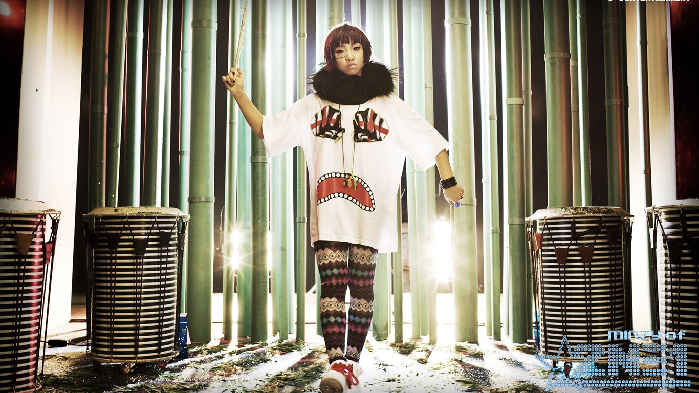 韓國音樂女孩組合 2NE1 高清壁紙 #15 - 1366x768