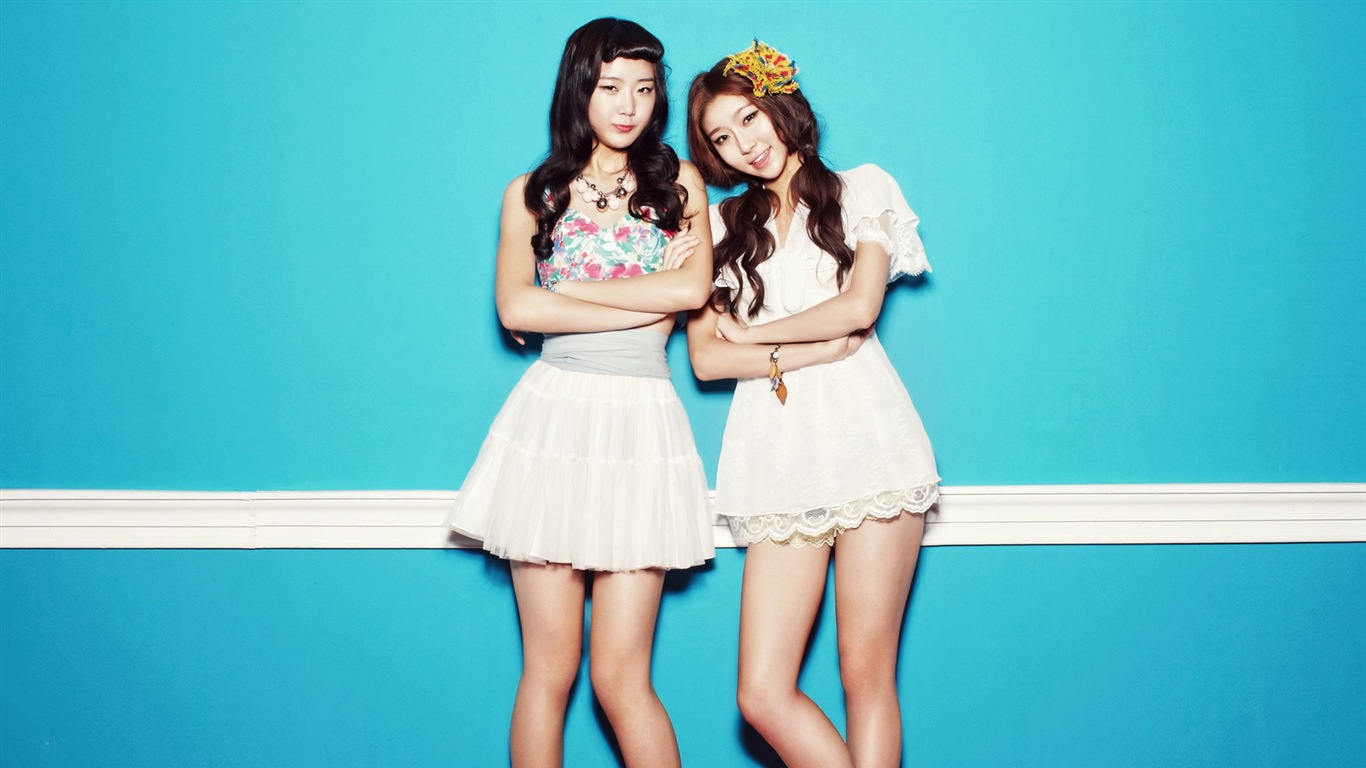 DalShabet Korean music krásné dívky HD Tapety na plochu #2 - 1366x768