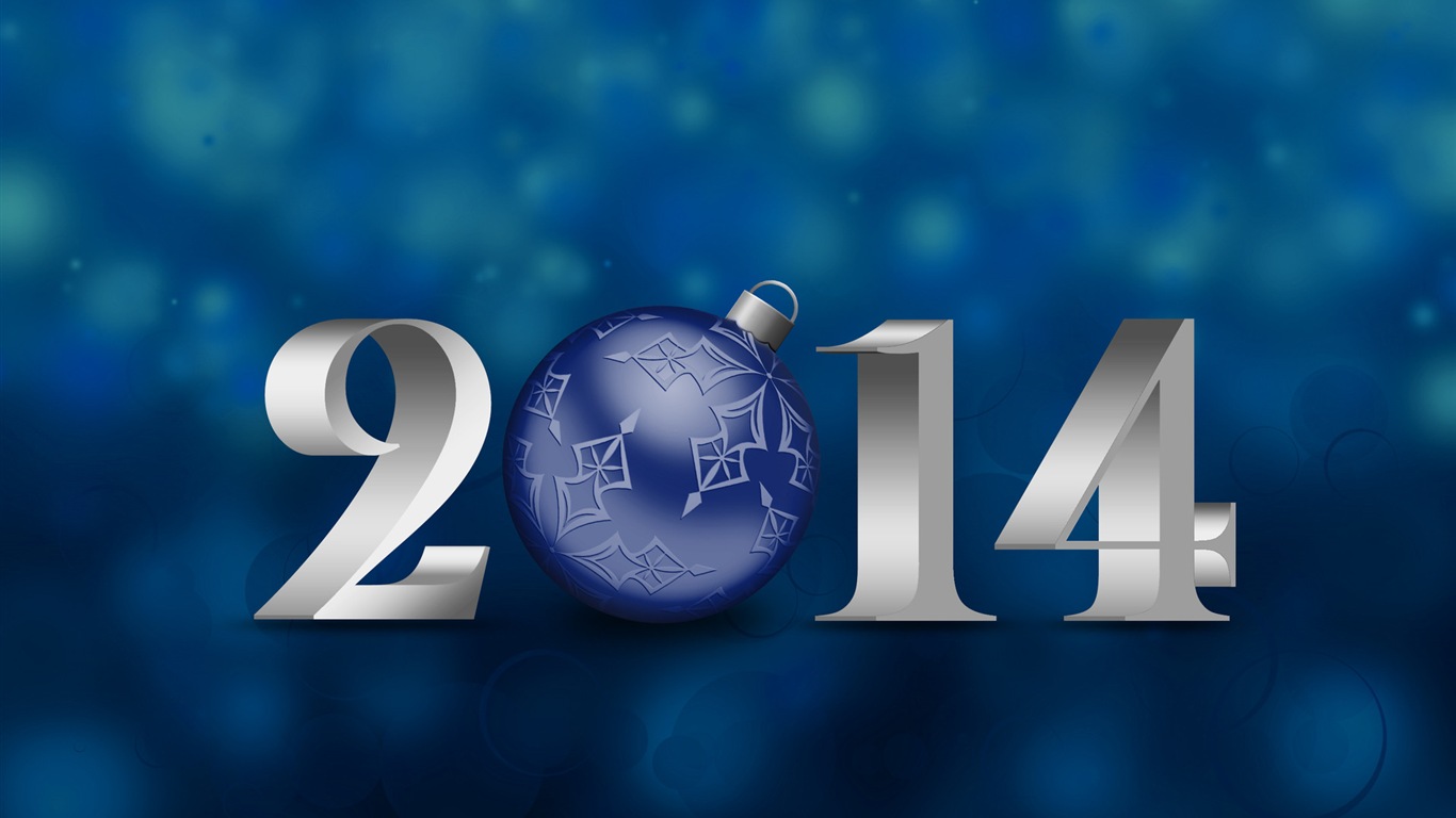 2014 New Year Theme HD Wallpapers (1) #5 - 1366x768