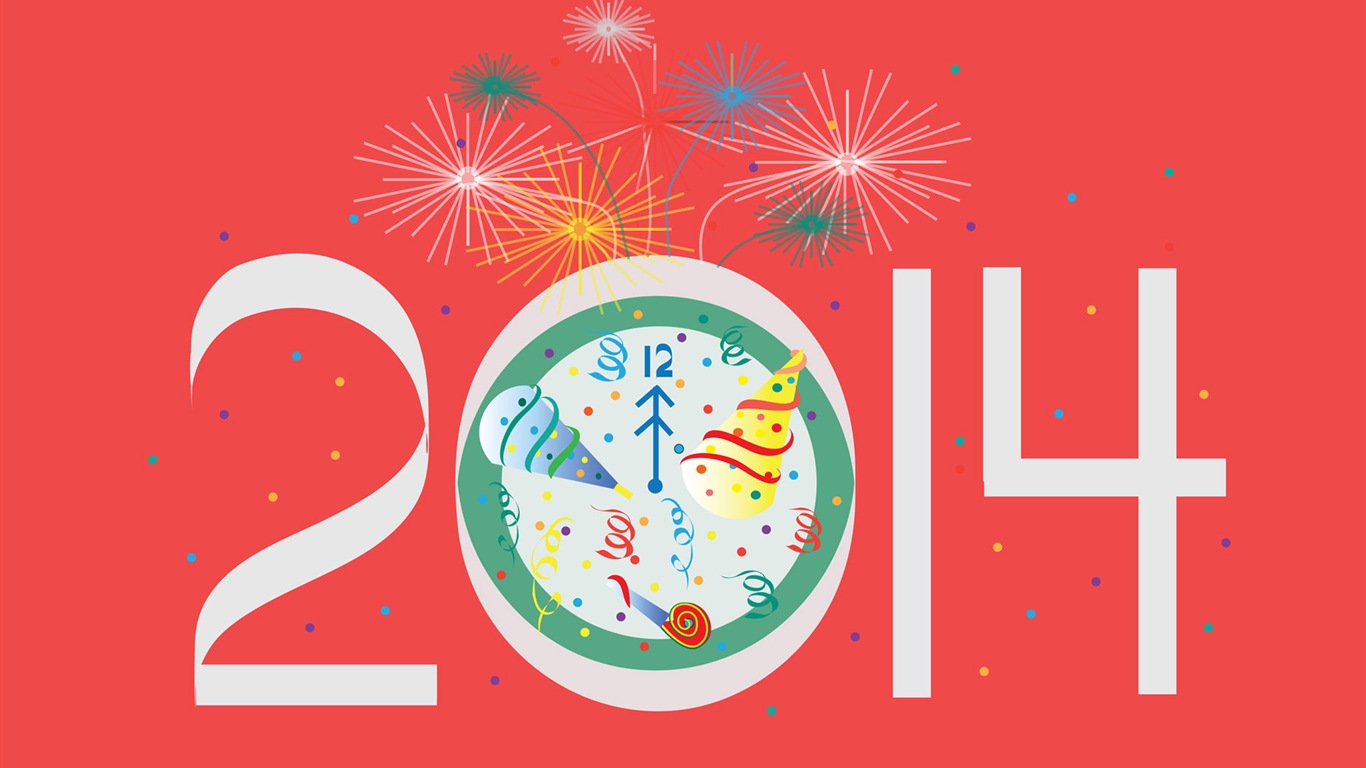 2014新年主題 高清壁紙(一) #8 - 1366x768