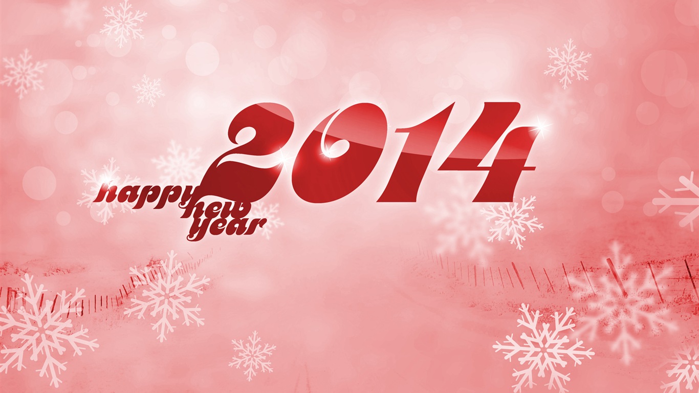 2014 Neues Jahr Theme HD Wallpapers (1) #12 - 1366x768