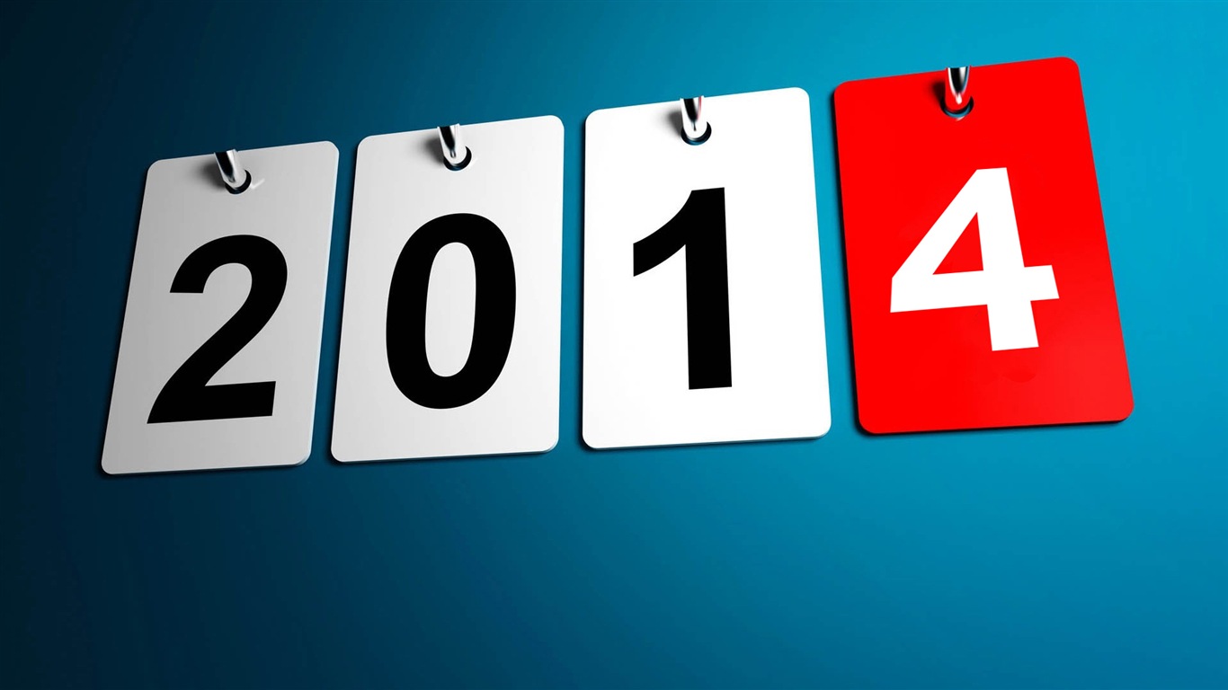 2014 New Year Theme HD Wallpapers (1) #18 - 1366x768