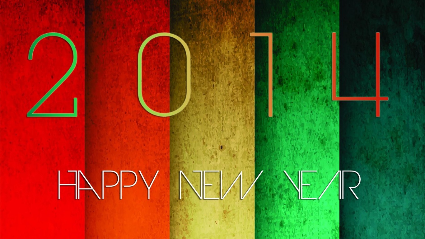 2014 New Year téma HD Tapety na plochu (2) #3 - 1366x768