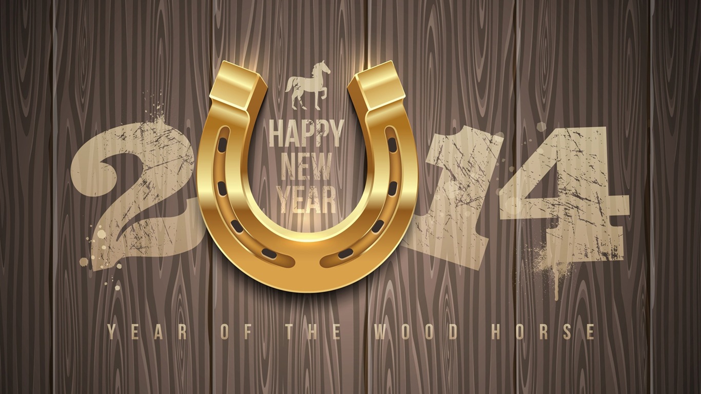 2014 New Year téma HD Tapety na plochu (2) #5 - 1366x768