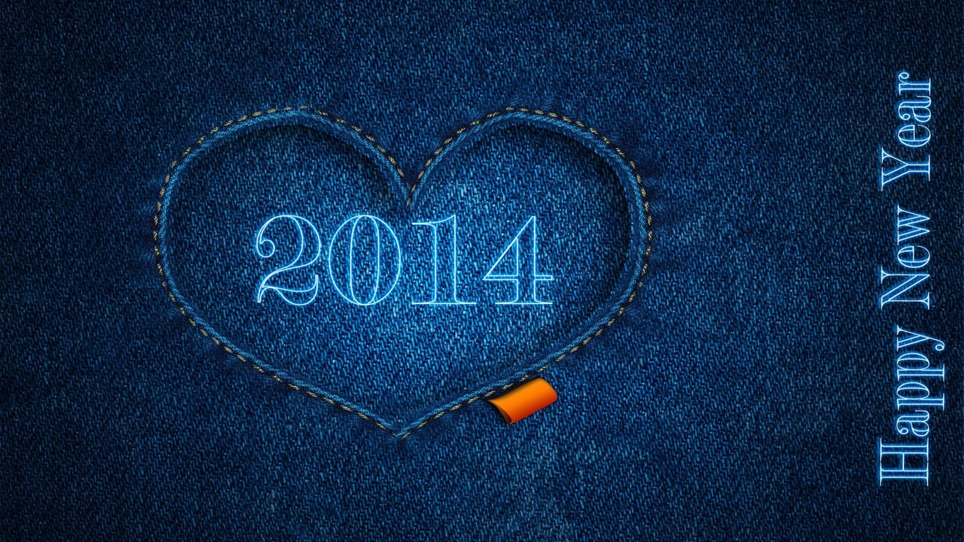 2014 New Year téma HD Tapety na plochu (2) #15 - 1366x768
