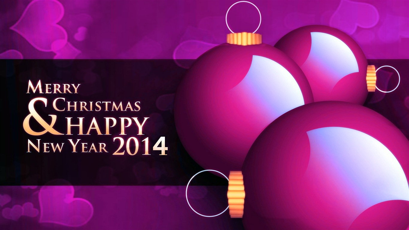2014 New Year Theme HD Wallpapers (2) #18 - 1366x768