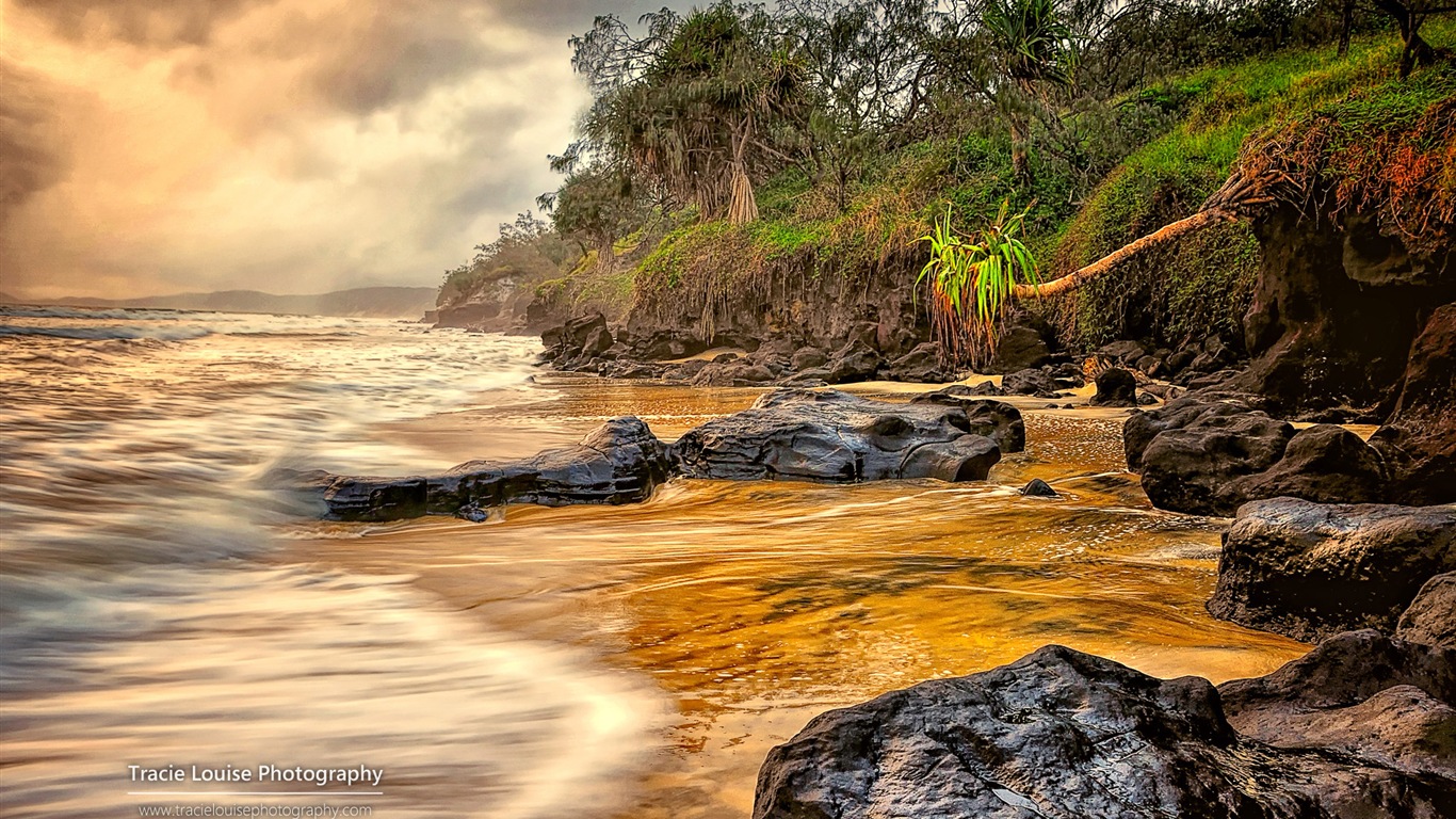 Queensland, Austrálie, krásné scenérie, Windows 8 téma HD Tapety na plochu #5 - 1366x768