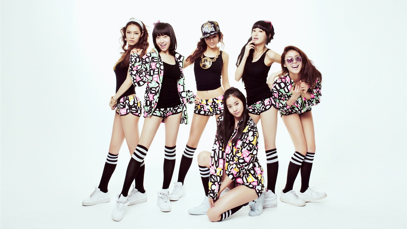 After School 韓國音樂女孩 高清壁紙 #22 - 1366x768