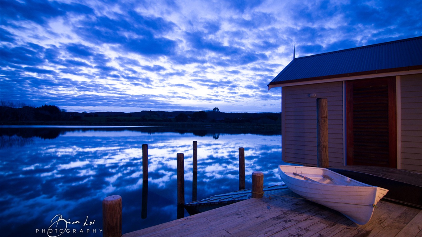 Nouvelle-Zélande Île du Nord de beaux paysages, Windows 8 fonds d'écran thématiques #1 - 1366x768