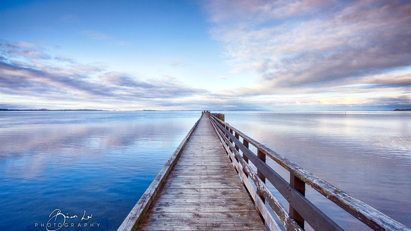 Nový Zéland Severní ostrov krásné scenérie, Windows 8 téma Tapety na plochu #3 - 1366x768