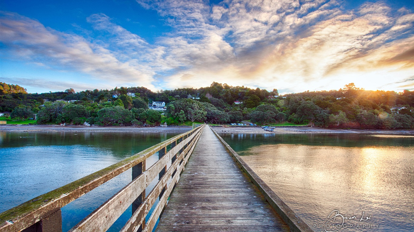 新西兰北岛美丽的风景，Windows 8 主题壁纸5 - 1366x768