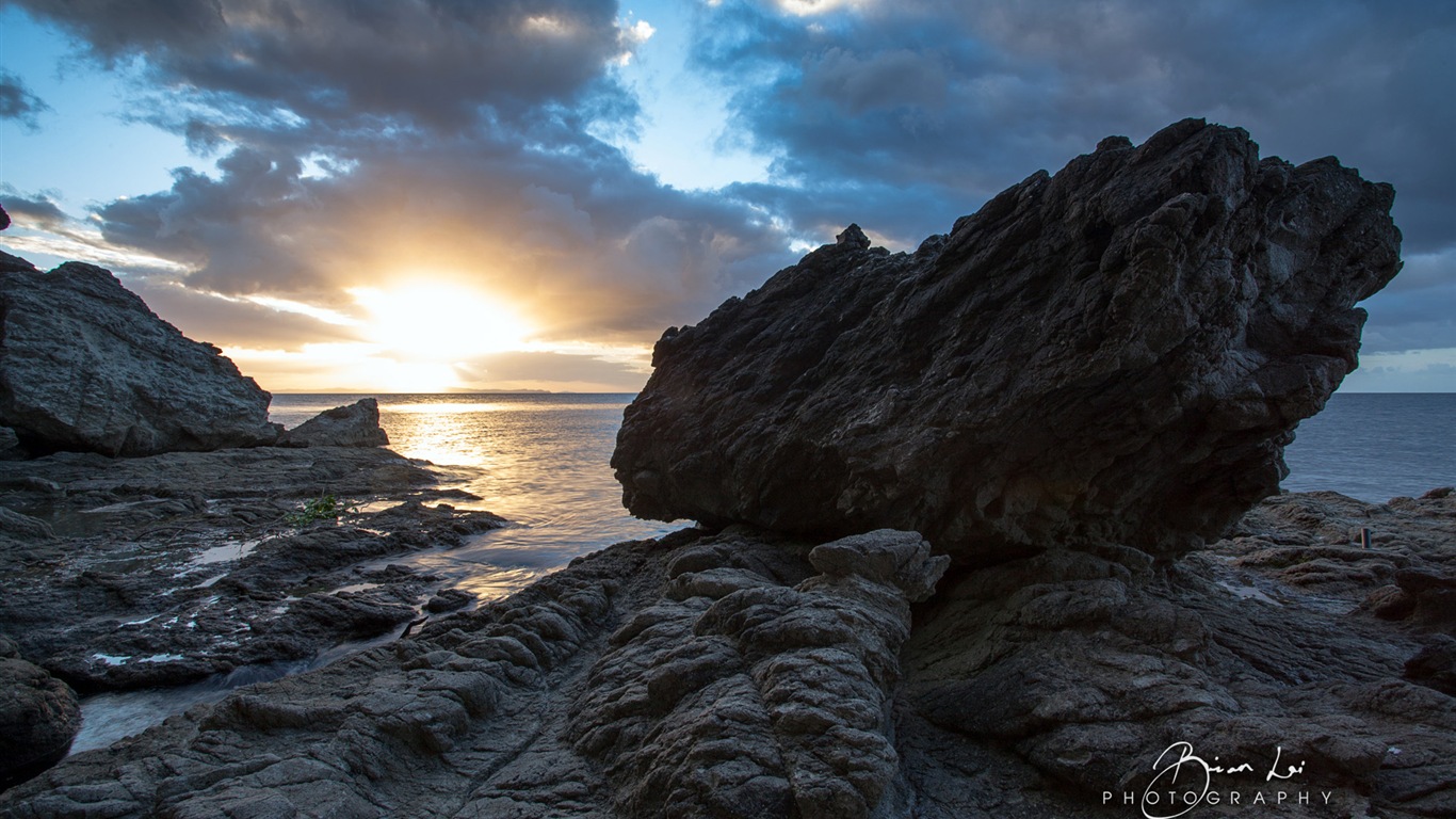 新西蘭北島美麗的風景，Windows 8 主題壁紙 #11 - 1366x768