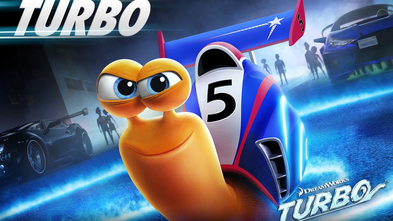 3D film Turbo HD tapety na plochu #9 - 1366x768