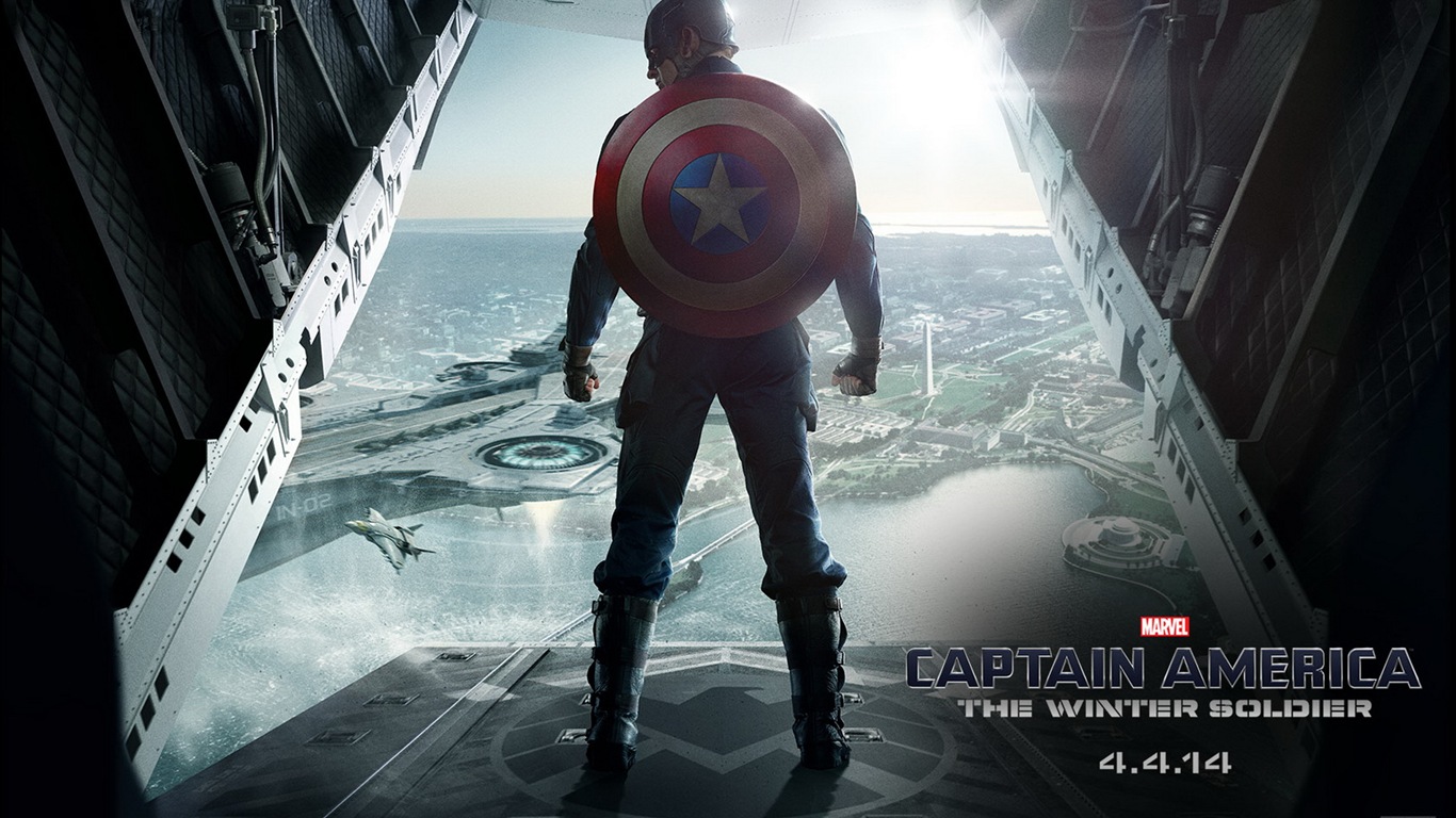 Captain America: The Winter Soldier fondos de pantalla HD #2 - 1366x768