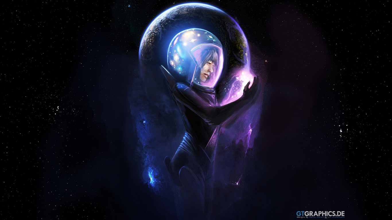 GTGraphics 科幻主題 Windows 8 高清壁紙 #4 - 1366x768