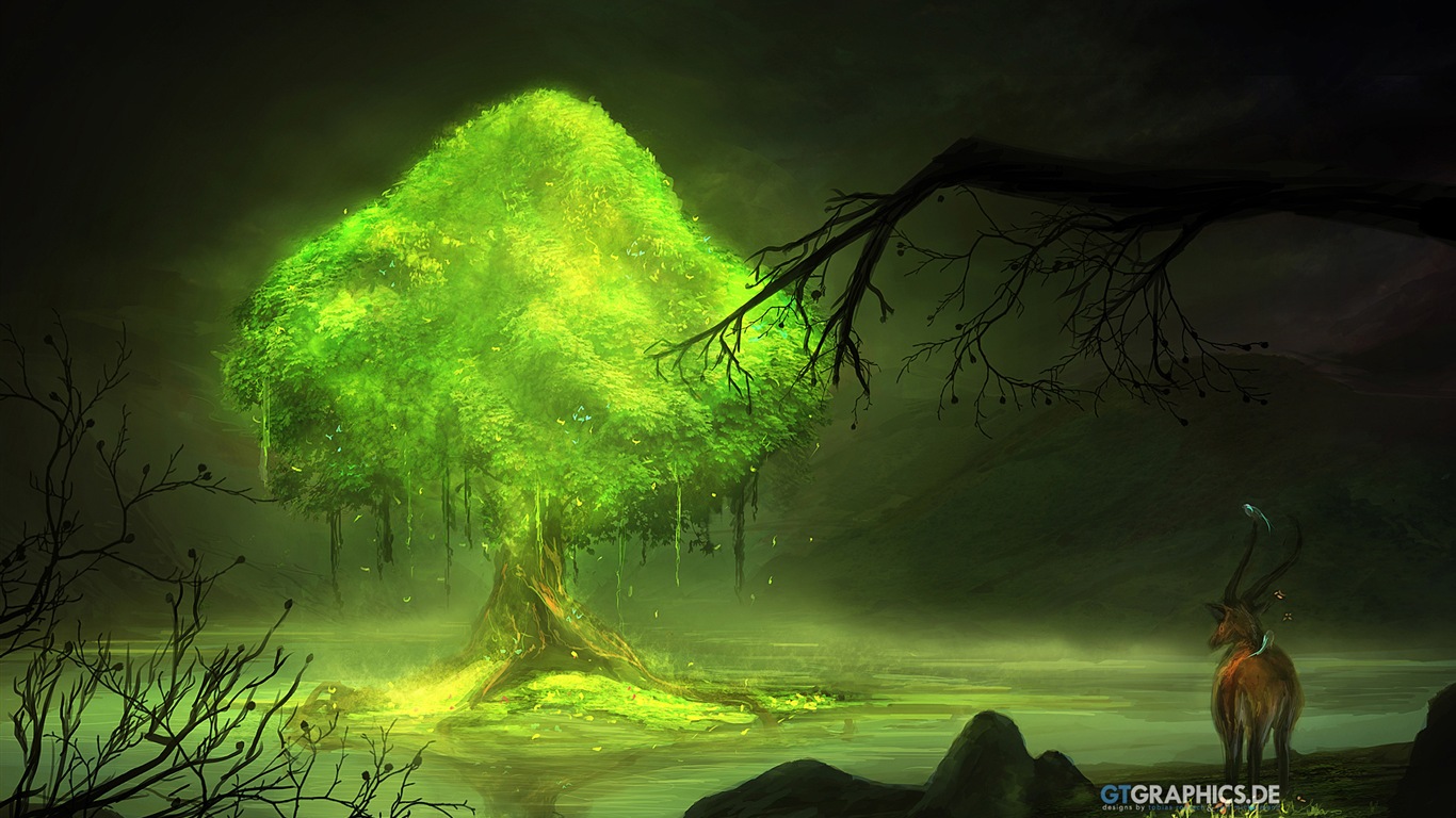 GTGraphics 科幻主題 Windows 8 高清壁紙 #14 - 1366x768