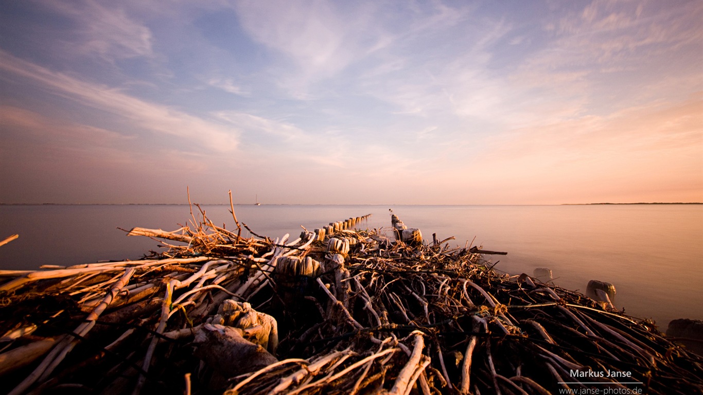 Spiekeroog 施皮克奧格島風景，Windows 8 主題壁紙 #6 - 1366x768