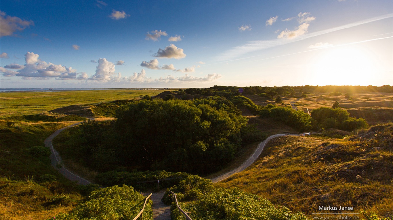 Spiekeroog 施皮克奧格島風景，Windows 8 主題壁紙 #7 - 1366x768