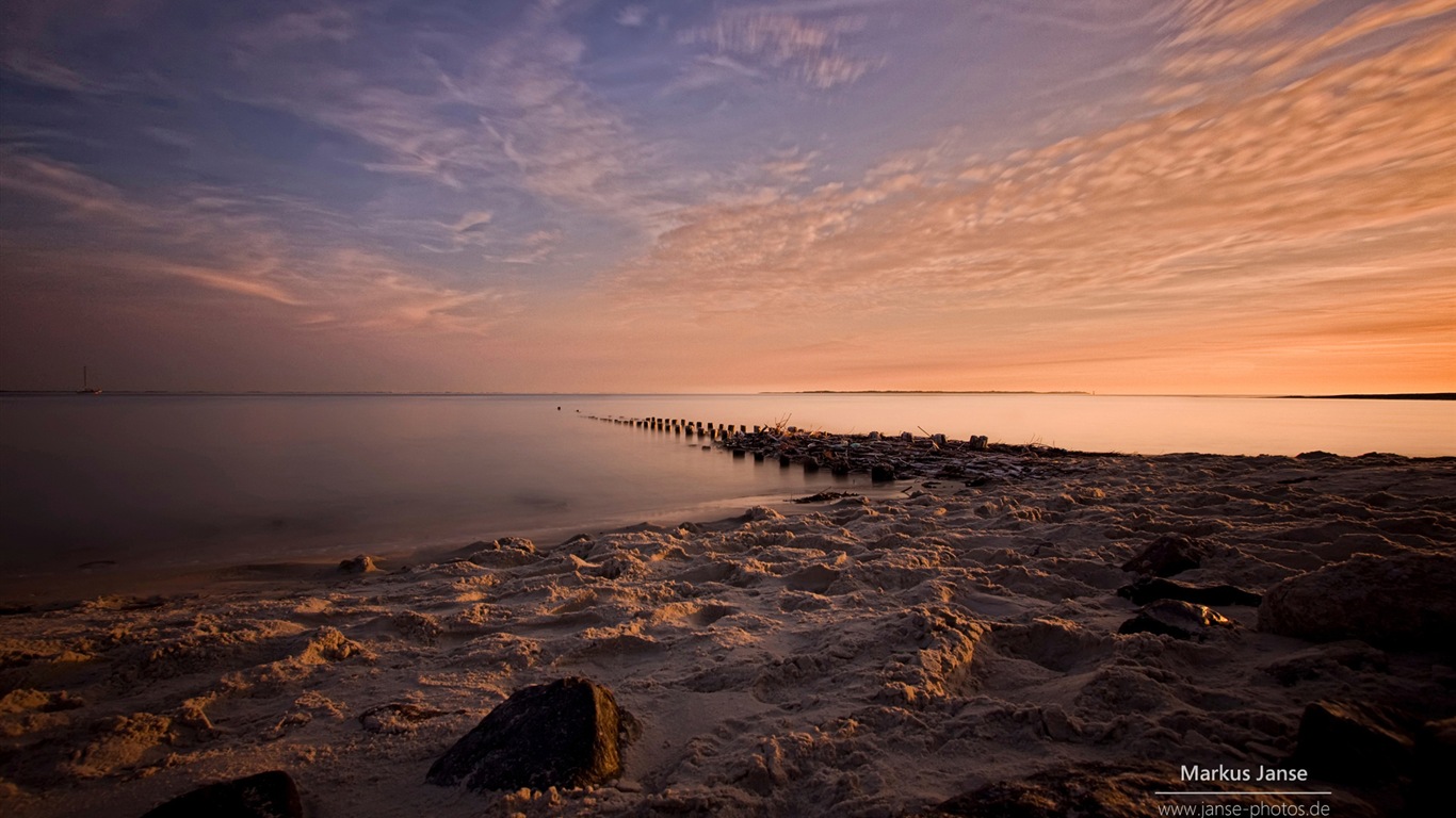 Spiekeroog 施皮克奧格島風景，Windows 8 主題壁紙 #10 - 1366x768
