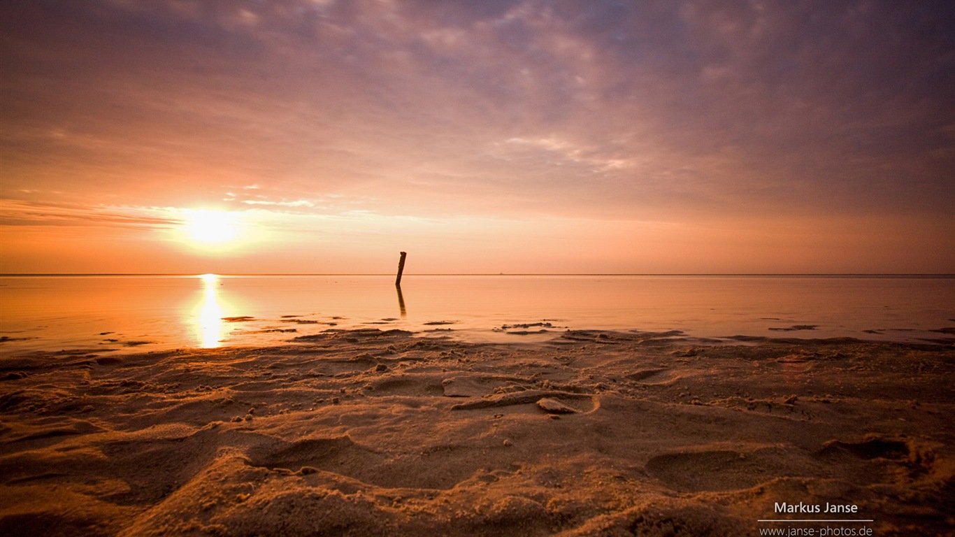 Spiekeroog 施皮克奧格島風景，Windows 8 主題壁紙 #14 - 1366x768